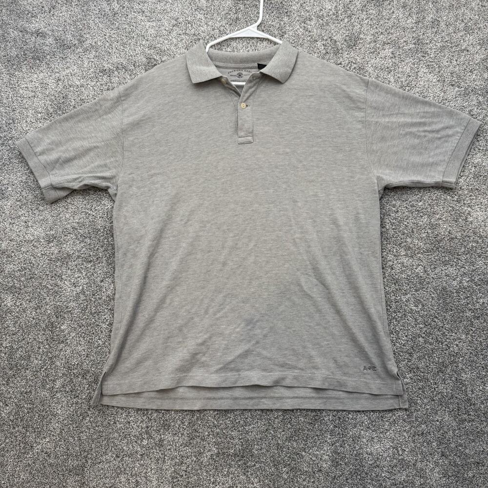 American Eagle Shirt Large Polo Short Sleeve Office Golf Classic Casual Preppy